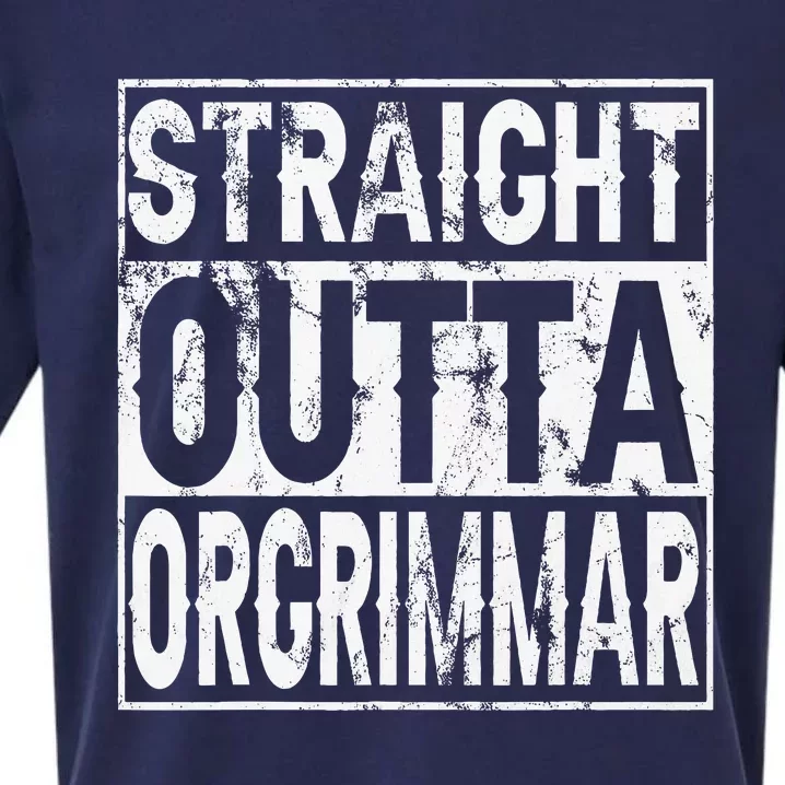 Straight Outta Orgrimmar Horde Gamer Sueded Cloud Jersey T-Shirt