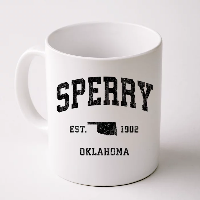 Sperry Oklahoma Ok Vintage Athletic Front & Back Coffee Mug