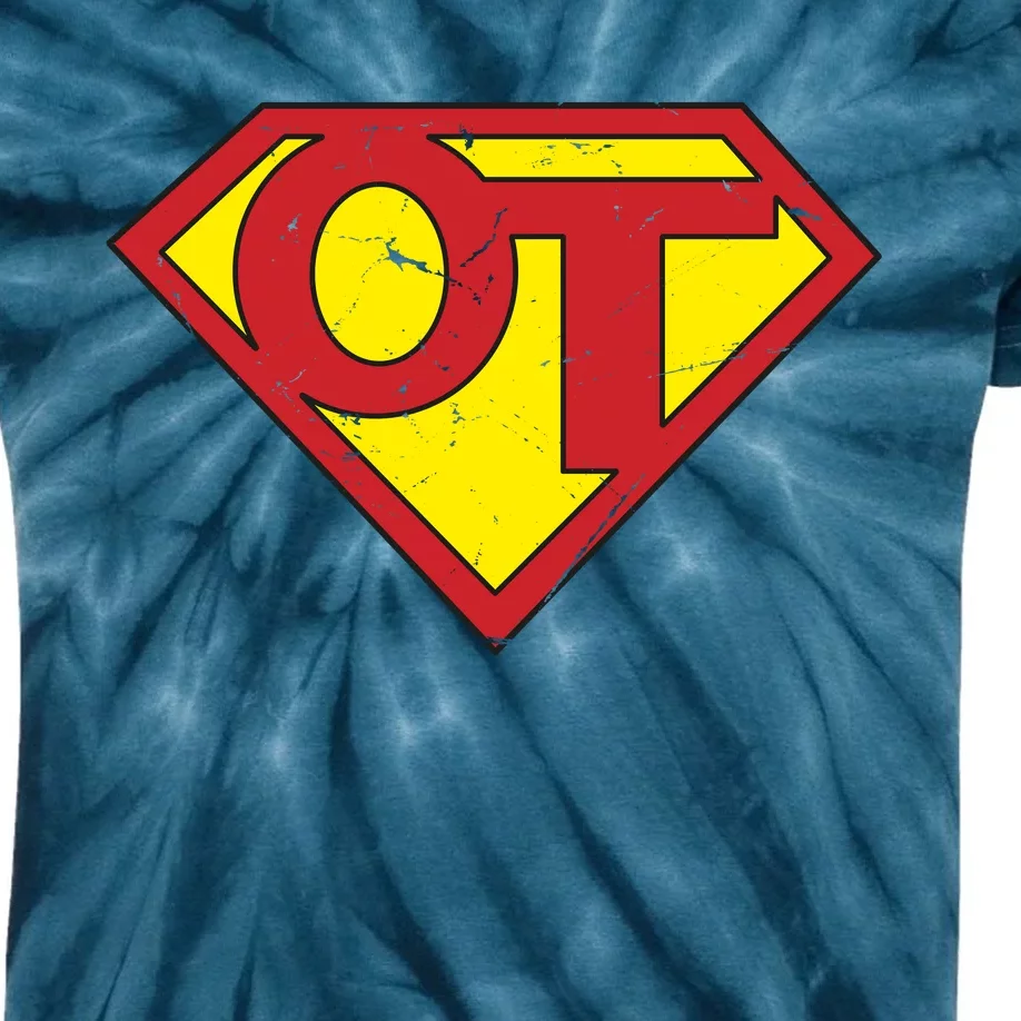 Super Ot Occupational Therapy Kids Tie-Dye T-Shirt