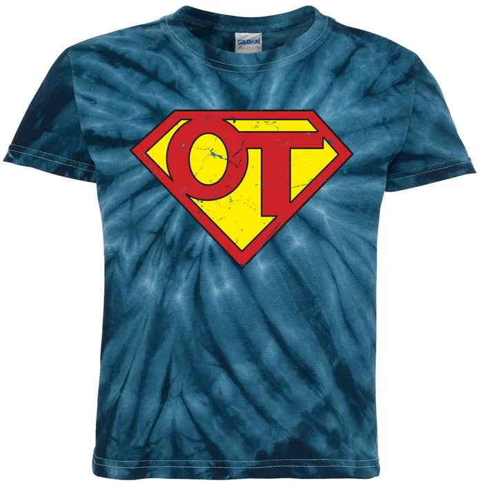 Super Ot Occupational Therapy Kids Tie-Dye T-Shirt