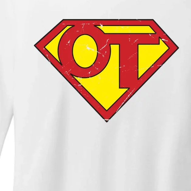 Super Ot Occupational Therapy Womens CVC Long Sleeve Shirt