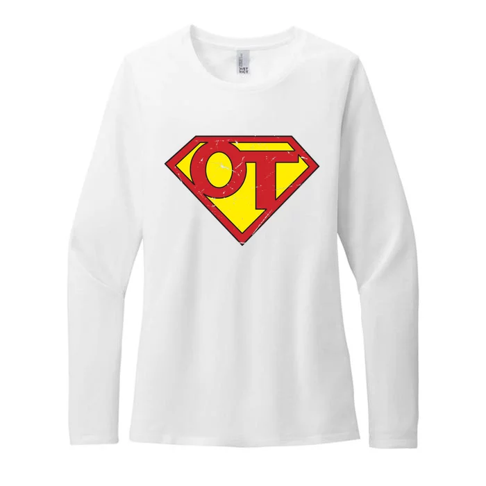 Super Ot Occupational Therapy Womens CVC Long Sleeve Shirt