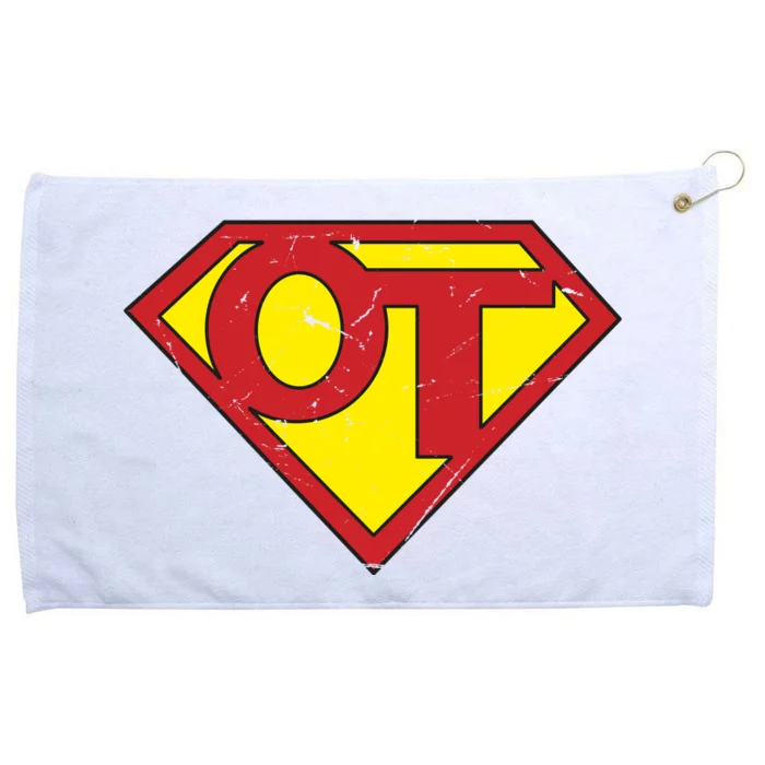 Super Ot Occupational Therapy Grommeted Golf Towel