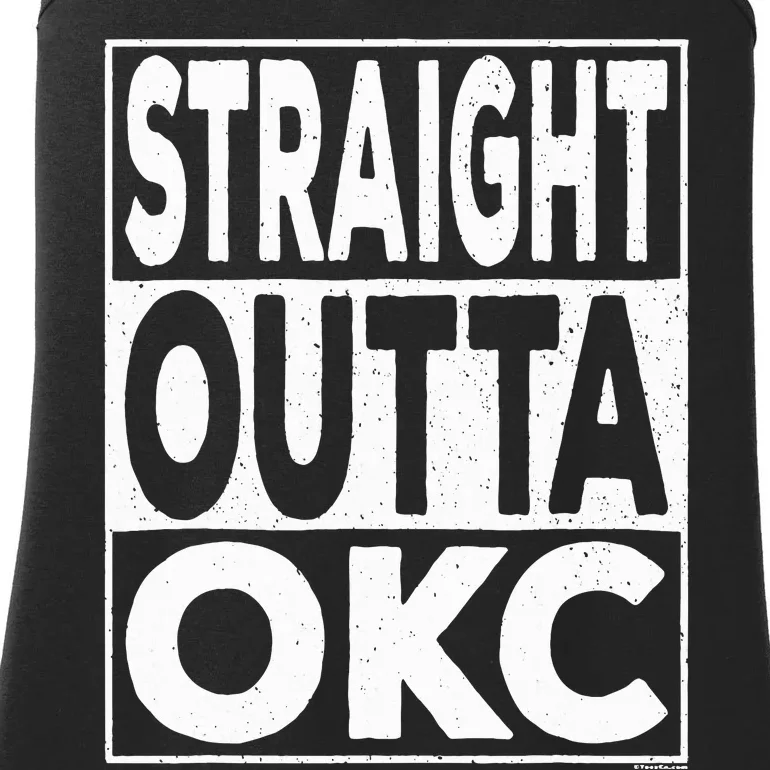 Straight Outta Okc Oklahoma City Ladies Essential Tank