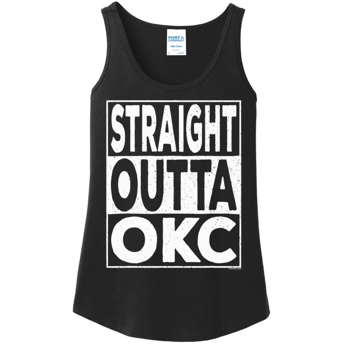 Straight Outta Okc Oklahoma City Ladies Essential Tank