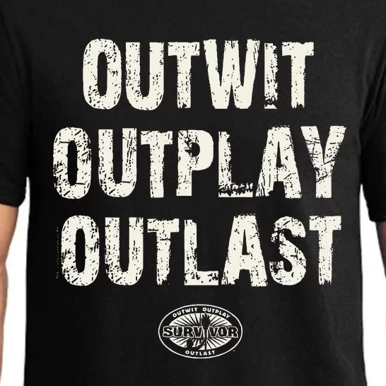 Survivor Outwit Outplay Outlast Pajama Set