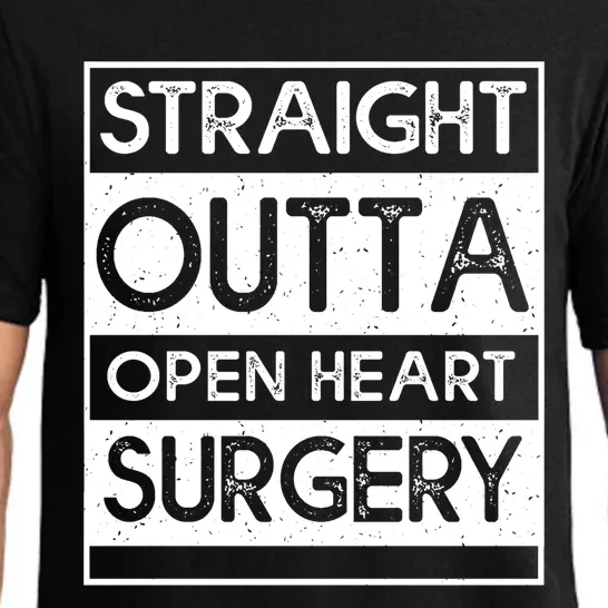 Straight Outta Open Heart Surgery Gift Pajama Set