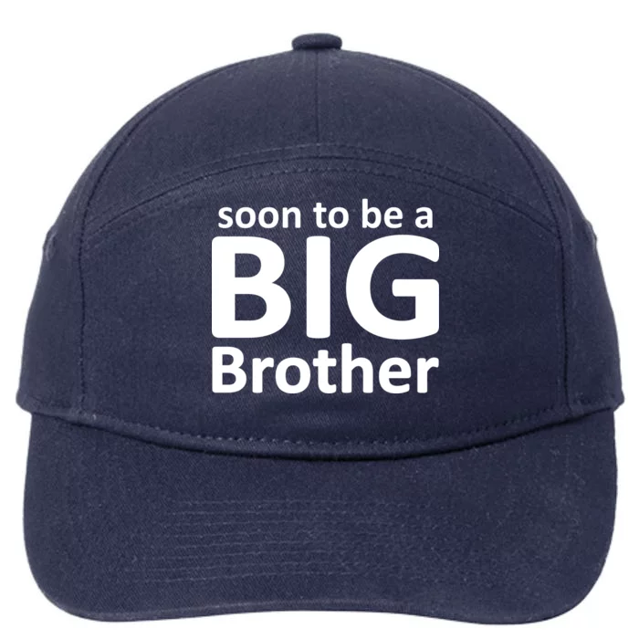 Soon To Be A Big Brother 7-Panel Snapback Hat