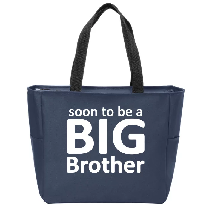 Soon To Be A Big Brother Zip Tote Bag