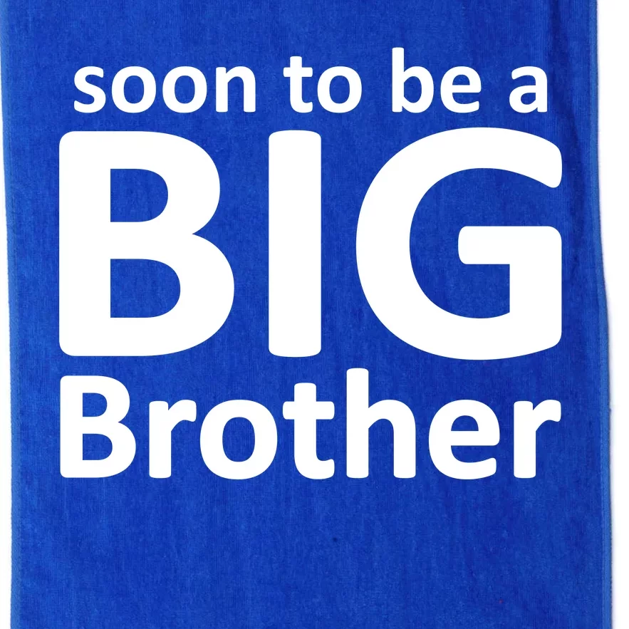 Soon To Be A Big Brother Platinum Collection Golf Towel