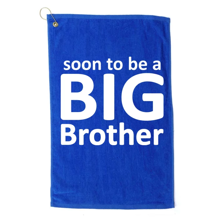 Soon To Be A Big Brother Platinum Collection Golf Towel