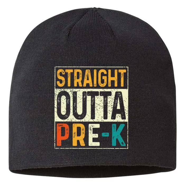 Straight Outta Pre K Preschool Graduation Gifts 8 1/2in Sustainable Knit Beanie