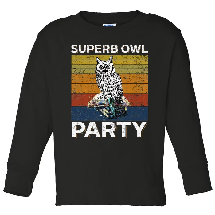 Superb Owl Party What We Do In The Shadows Owl Lover Toddler Long Sleeve Shirt