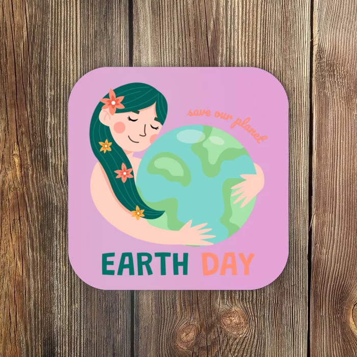 Save Our Planet Mother Earth Cute Coaster