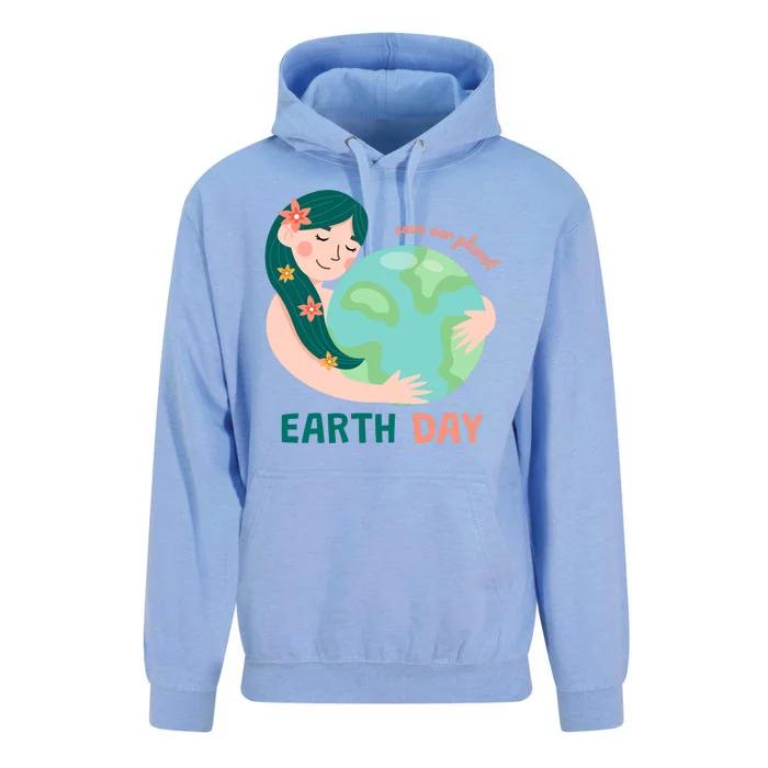 Save Our Planet Mother Earth Cute Unisex Surf Hoodie