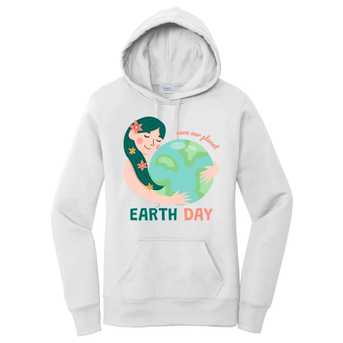 Save Our Planet Mother Earth Cute Women's Pullover Hoodie