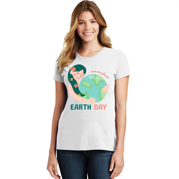 Save Our Planet Mother Earth Cute Women's T-Shirt