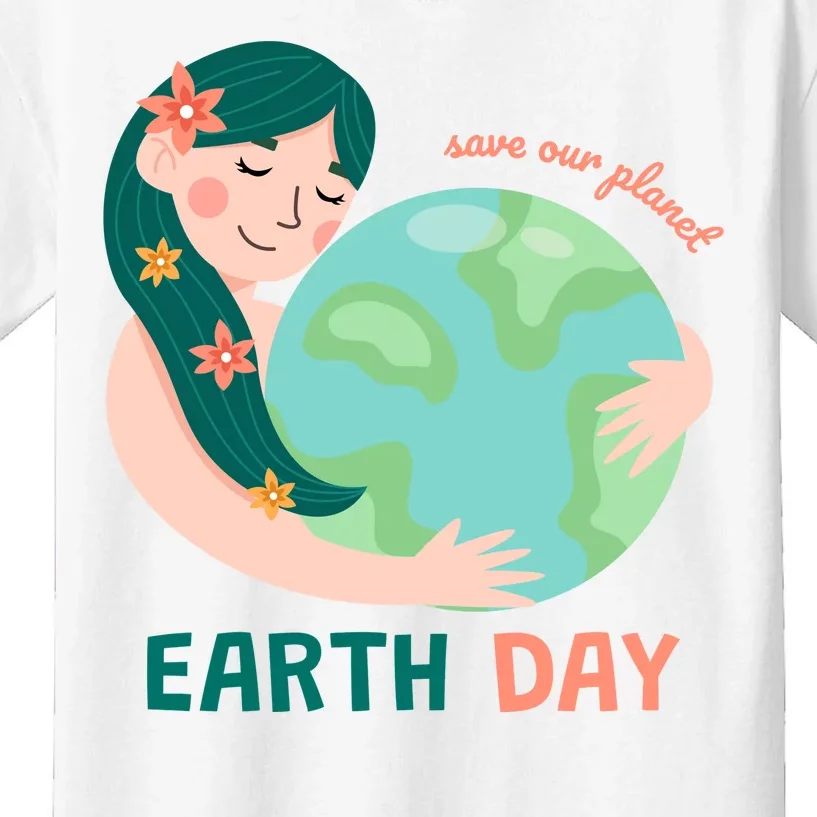 Save Our Planet Mother Earth Cute Kids T-Shirt