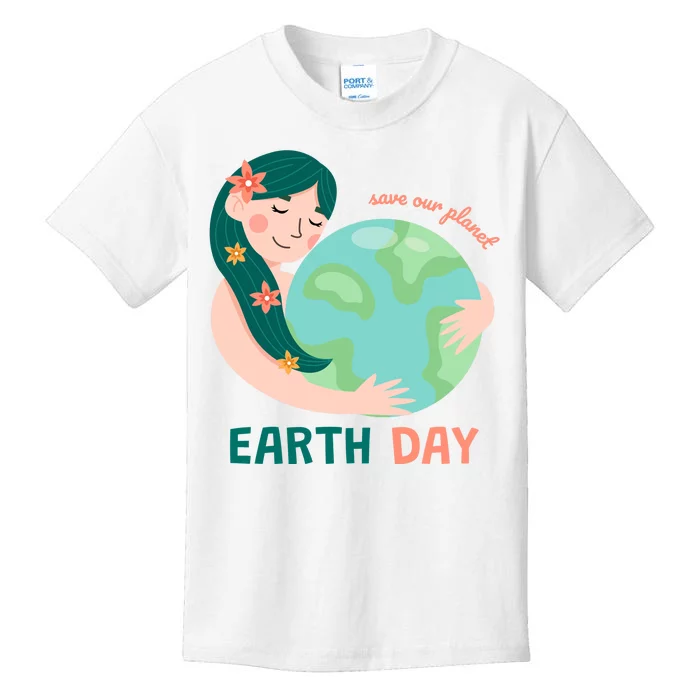 Save Our Planet Mother Earth Cute Kids T-Shirt