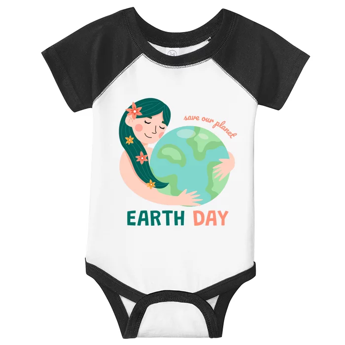 Save Our Planet Mother Earth Cute Infant Baby Jersey Bodysuit