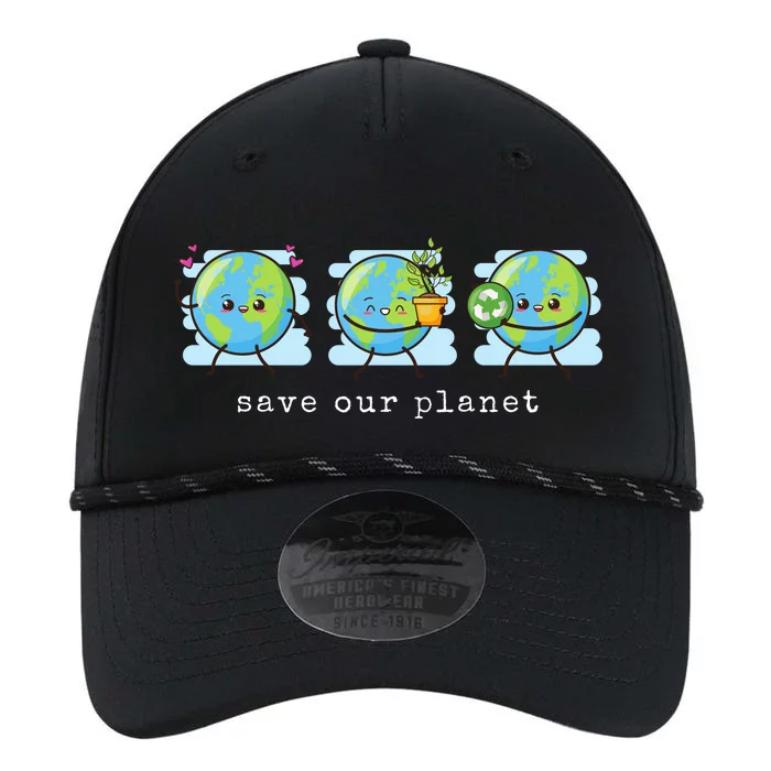 Save Our Planet Earth Day Awareness Cute Performance The Dyno Cap