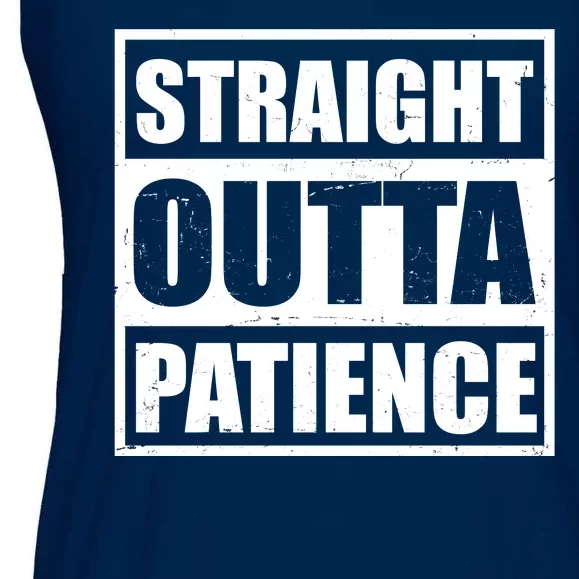 Straight Outta Patience Meme Ladies Essential Flowy Tank