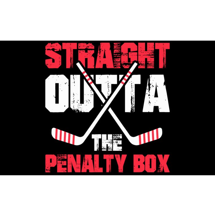 Straight Outta Penalty Box | Ice Hockey Player Bumper Sticker