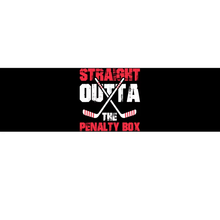 Straight Outta Penalty Box | Ice Hockey Player Bumper Sticker