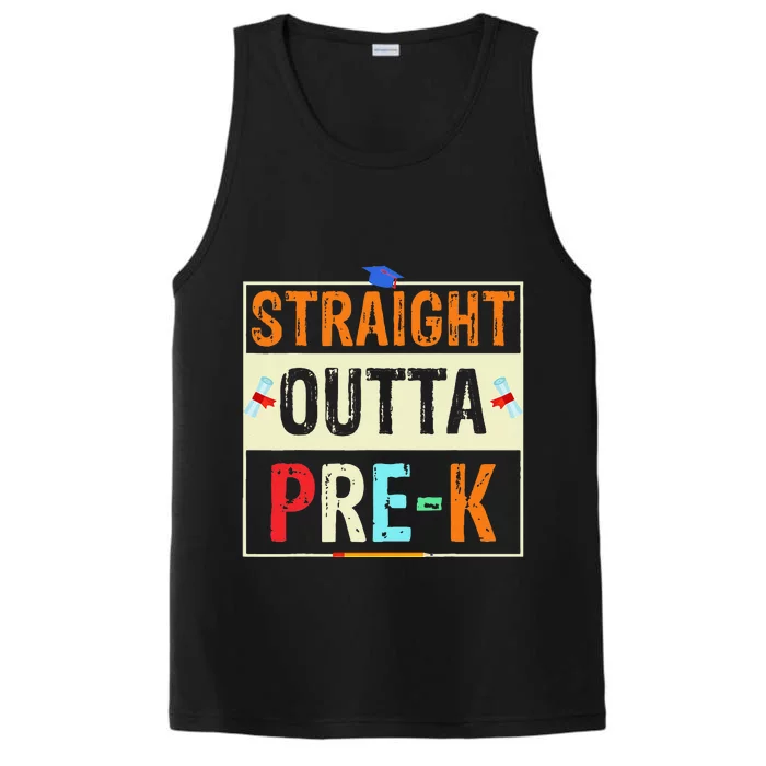 Straight Outta Pre K Preschool Graduation Gifts Performance Tank