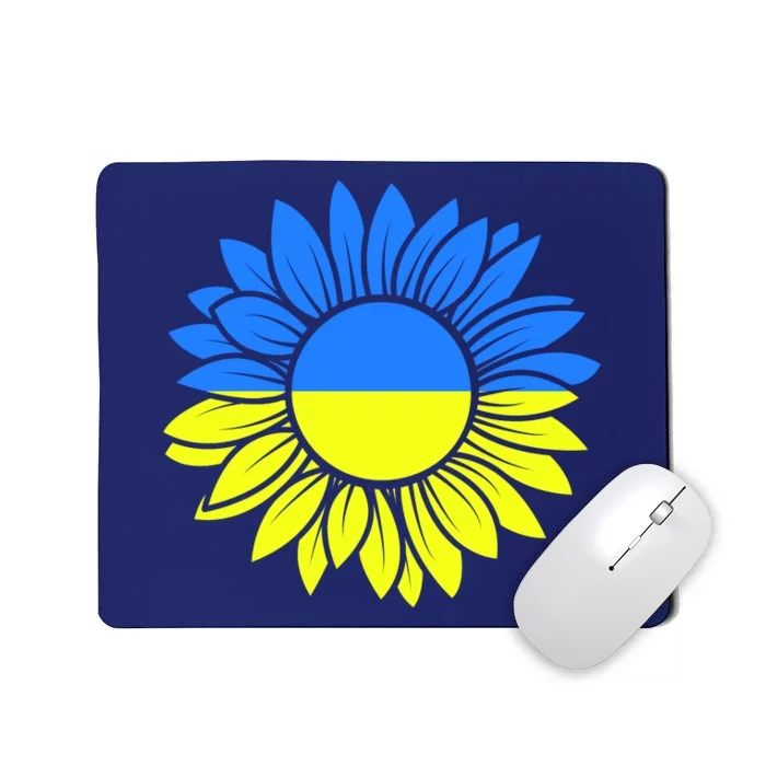 Sunflower Of Peace Ukraine Strong Vyshyvanka Mousepad