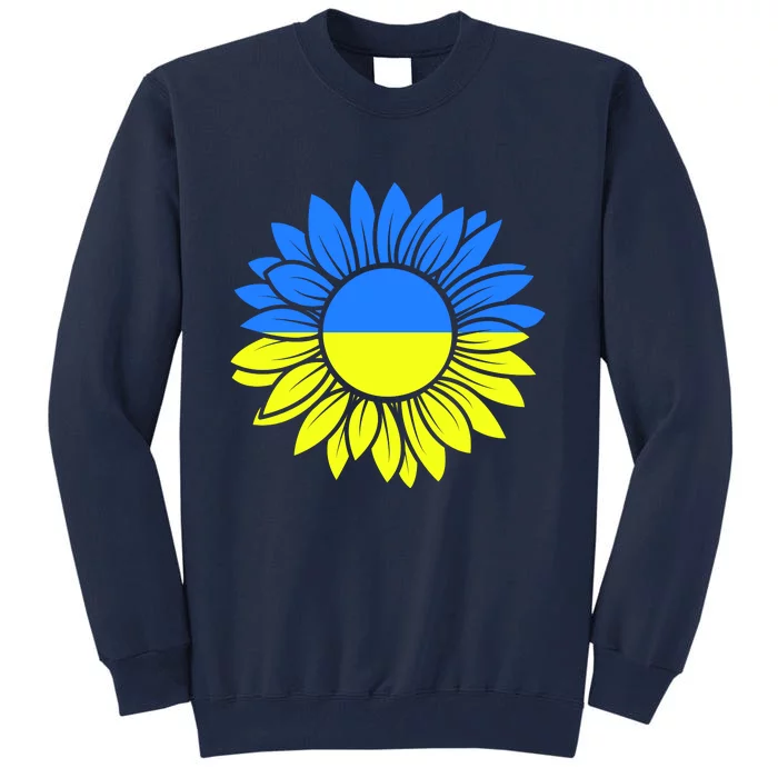 Sunflower Of Peace Ukraine Strong Vyshyvanka Tall Sweatshirt