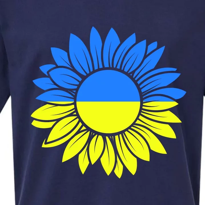 Sunflower Of Peace Ukraine Strong Vyshyvanka Sueded Cloud Jersey T-Shirt