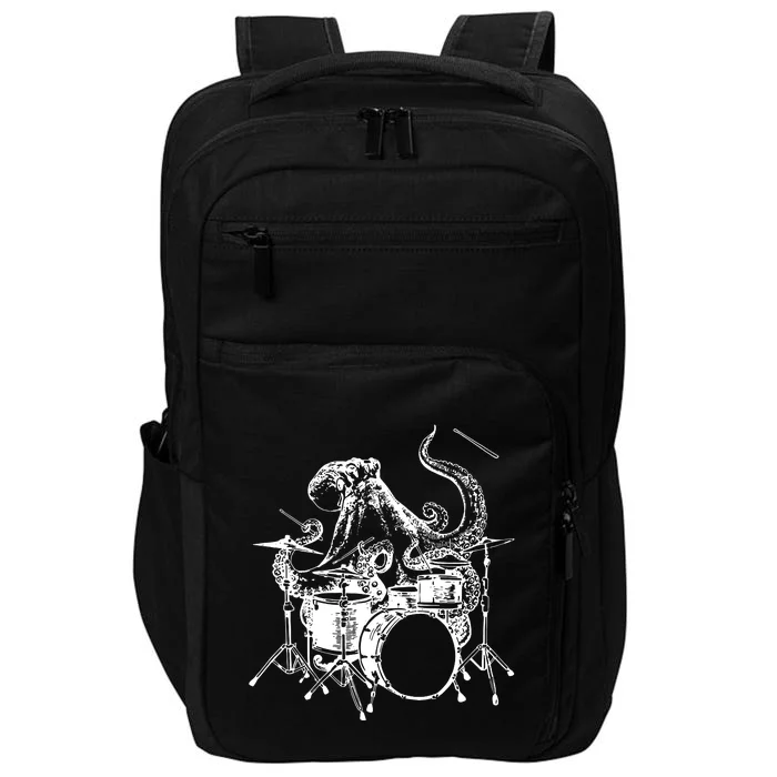 SEEMBO Octopus Playing Drums Drummer Drumming Musician Band Impact Tech Backpack