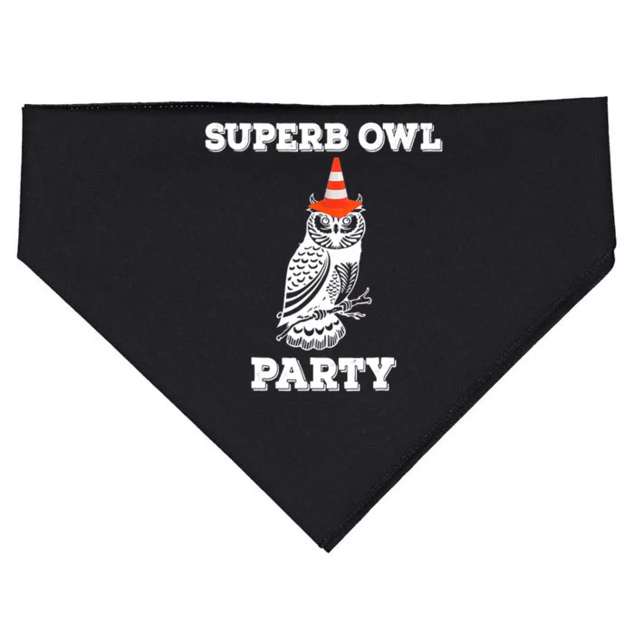 Superb Owl Party What We Do in the Shadows Owl Lover USA-Made Doggie Bandana