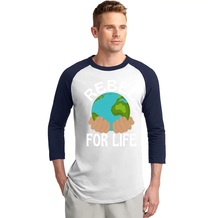 Save Our Planet Extinction Rebellion Climate Care Meaningful Gift Baseball Sleeve Shirt