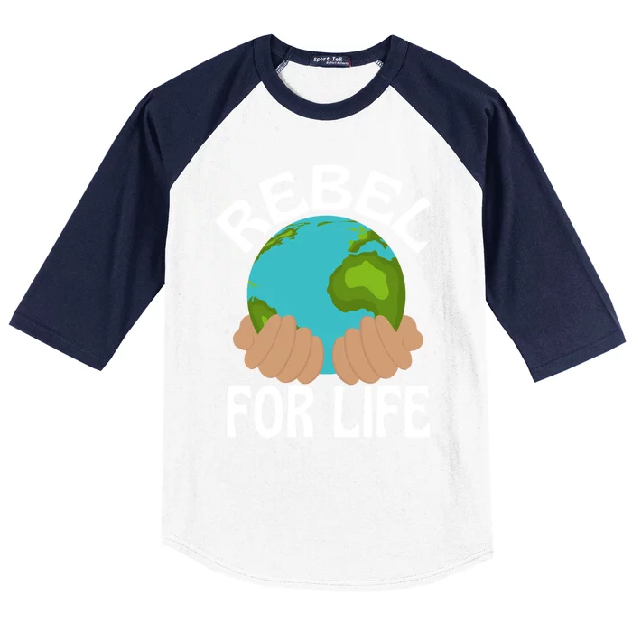 Save Our Planet Extinction Rebellion Climate Care Meaningful Gift Baseball Sleeve Shirt