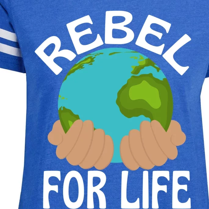 Save Our Planet Extinction Rebellion Climate Care Meaningful Gift Enza Ladies Jersey Football T-Shirt