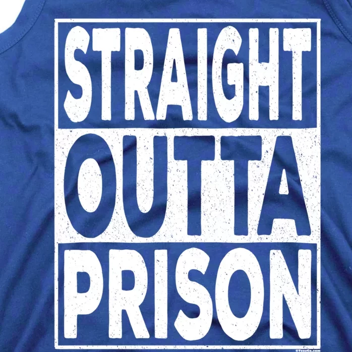 Straight Outta Prison Gift Tank Top