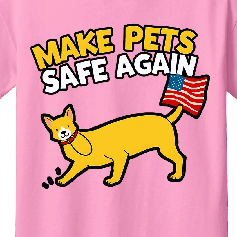 Save Our Pets Cats 2024 Make Pets Safe Again Kids T-Shirt