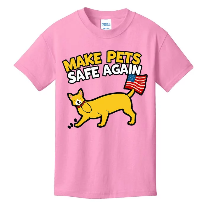 Save Our Pets Cats 2024 Make Pets Safe Again Kids T-Shirt