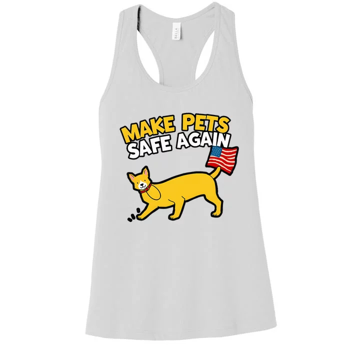 Save Our Pets Cats 2024 Make Pets Safe Again Women's Racerback Tank