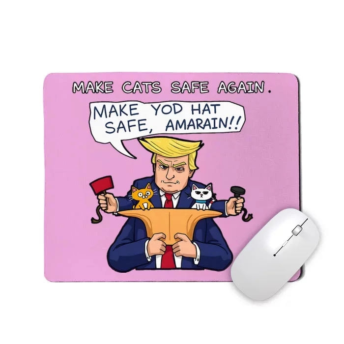 Save Our Pets Cats 2024 Make Pets Safe Again Vote Trump Mousepad