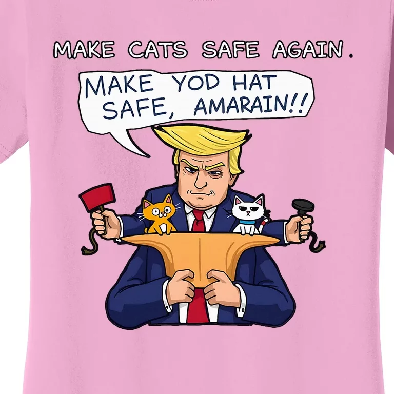 Save Our Pets Cats 2024 Make Pets Safe Again Vote Trump Women's T-Shirt