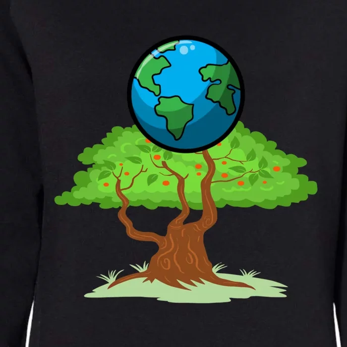 Save Our Planet Plant A Tree Pro Environt Gift Womens California Wash Sweatshirt