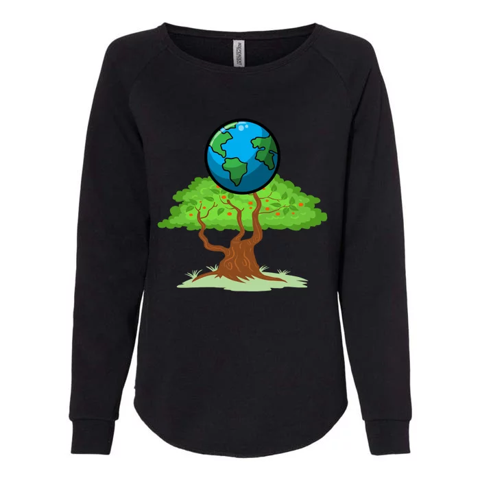 Save Our Planet Plant A Tree Pro Environt Gift Womens California Wash Sweatshirt