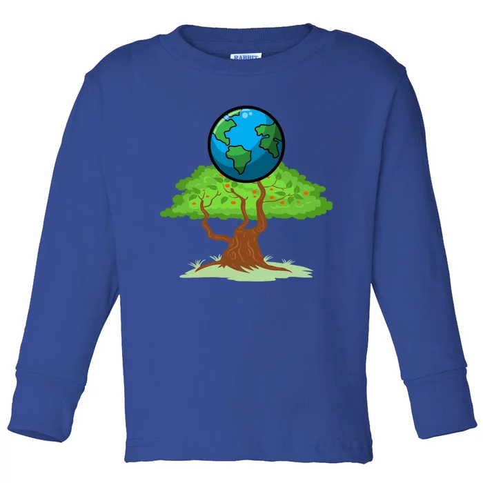 Save Our Planet Plant A Tree Pro Environt Gift Toddler Long Sleeve Shirt