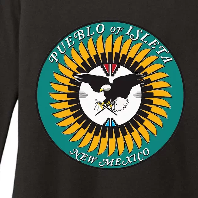 Seal Of Pueblo Of Isleta Indian Reservation Womens CVC Long Sleeve Shirt