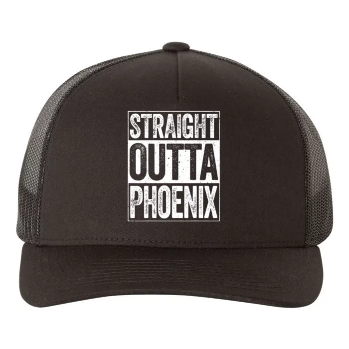 Straight Outta Phoenix Arizona State Yupoong Adult 5-Panel Trucker Hat