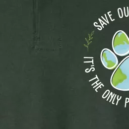 Save Our Planet It's The Only Planet With Dogs Earth Day Softstyle Adult Sport Polo