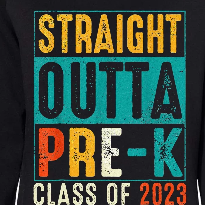 Straight Outta Pre K Preschool Graduation Gifts Womens California Wash Sweatshirt